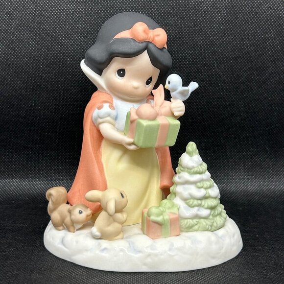 Disney Precious Moments "The Season Is The Most Joyous Amongst Friends " figurin - Picture 1 of 8